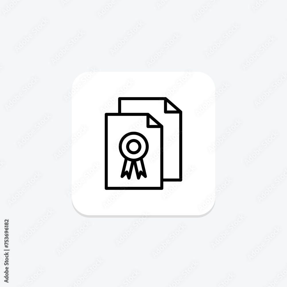 Ad Quality Score icon, quality, score, advertising, online line icon, editable vector icon, pixel perfect, illustrator ai file Ad Quality Score icon, quality, score, advertising, online line icon, editable vector icon, pixel perfect, illustrator ai file