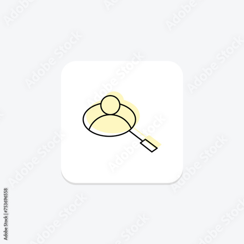 Ad Targeting icon, targeting, advertising, targetingoptions, online color shadow thinline icon, editable vector icon, pixel perfect, illustrator ai file