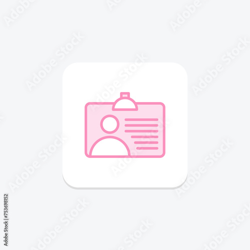 User Persona icon, persona, profile, archetype, representation duotone line icon, editable vector icon, pixel perfect, illustrator ai file