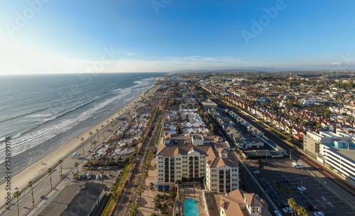 Oceanside California Landmarks by Drone  photo