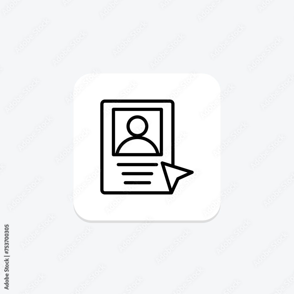 Profile icon, portrait, sideview, silhouette, outline line icon, editable vector icon, pixel perfect, illustrator ai file Profile icon, portrait, sideview, silhouette, outline line icon, editable vector icon, pixel perfect, illustrator ai file