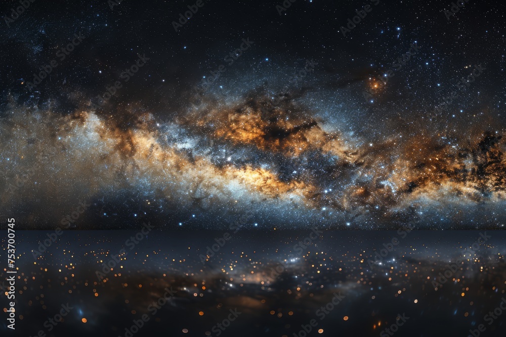Galaxy space sky and universe background. Generative AI Galaxy space sky and universe background. Generative AI