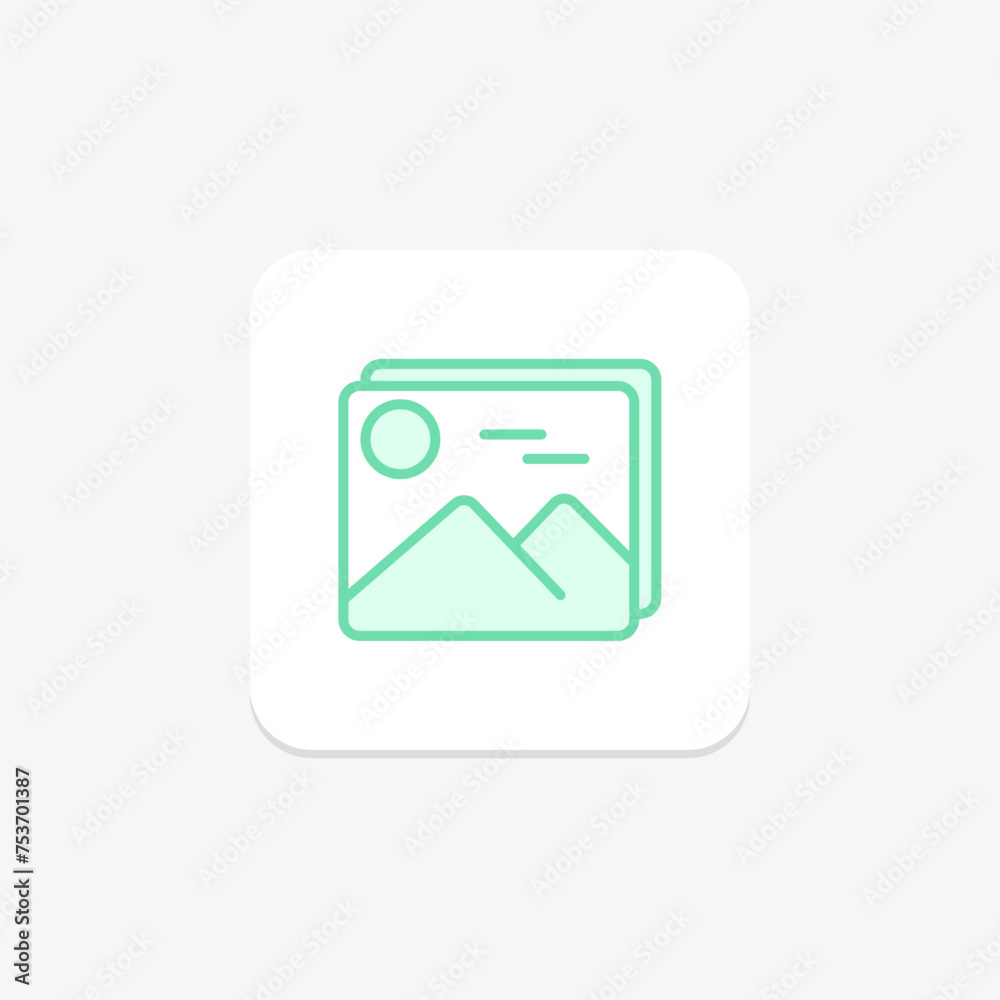 Photographs icon, photos, pictures, images, snapshots duotone line icon, editable vector icon, pixel perfect, illustrator ai file Photographs icon, photos, pictures, images, snapshots duotone line icon, editable vector icon, pixel perfect, illustrator ai file