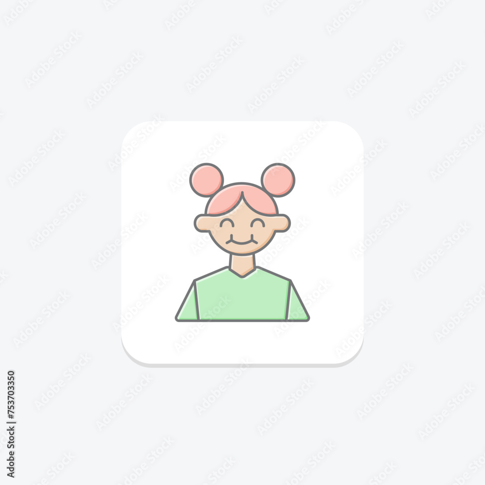 Jade Statue icon, statue, chinese, sculpture, art lineal color icon, editable vector icon, pixel perfect, illustrator ai file Jade Statue icon, statue, chinese, sculpture, art lineal color icon, editable vector icon, pixel perfect, illustrator ai file