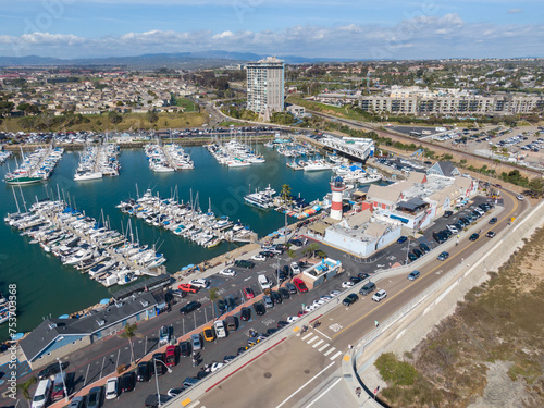 Oceanside California Landmarks by Drone 