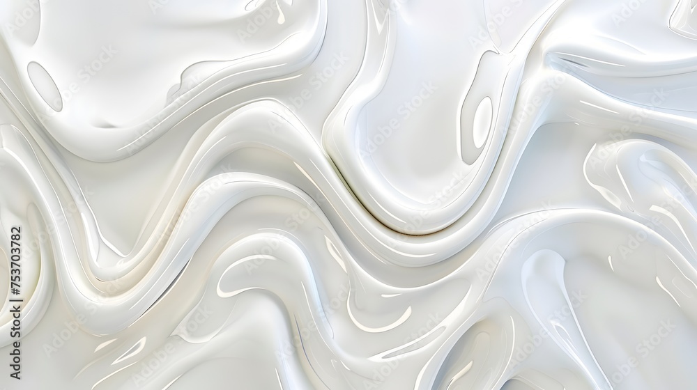 Elegant marble-like textures with soft gray and white wavy lines.