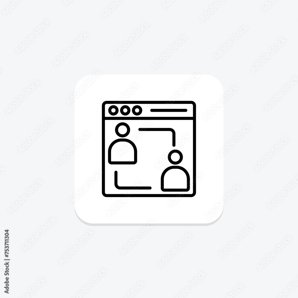 Engaging User Interface icon, user, interface, design, experience line icon, editable vector icon, pixel perfect, illustrator ai file Engaging User Interface icon, user, interface, design, experience line icon, editable vector icon, pixel perfect, illustrator ai file
