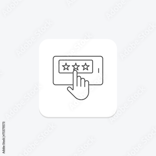 Enhanced Usability icon, usability, user, experience, design thinline icon, editable vector icon, pixel perfect, illustrator ai file