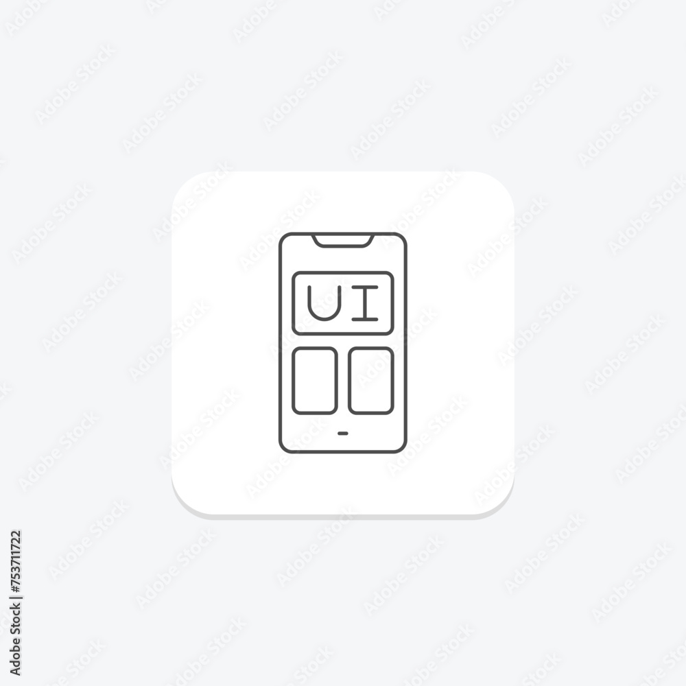 User Interface Icon icon, interface, icon, design, experience thinline icon, editable vector icon, pixel perfect, illustrator ai file User Interface Icon icon, interface, icon, design, experience thinline icon, editable vector icon, pixel perfect, illustrator ai file