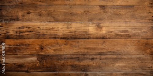 Worn horizontal wooden planks in medium brown, viewed from above.