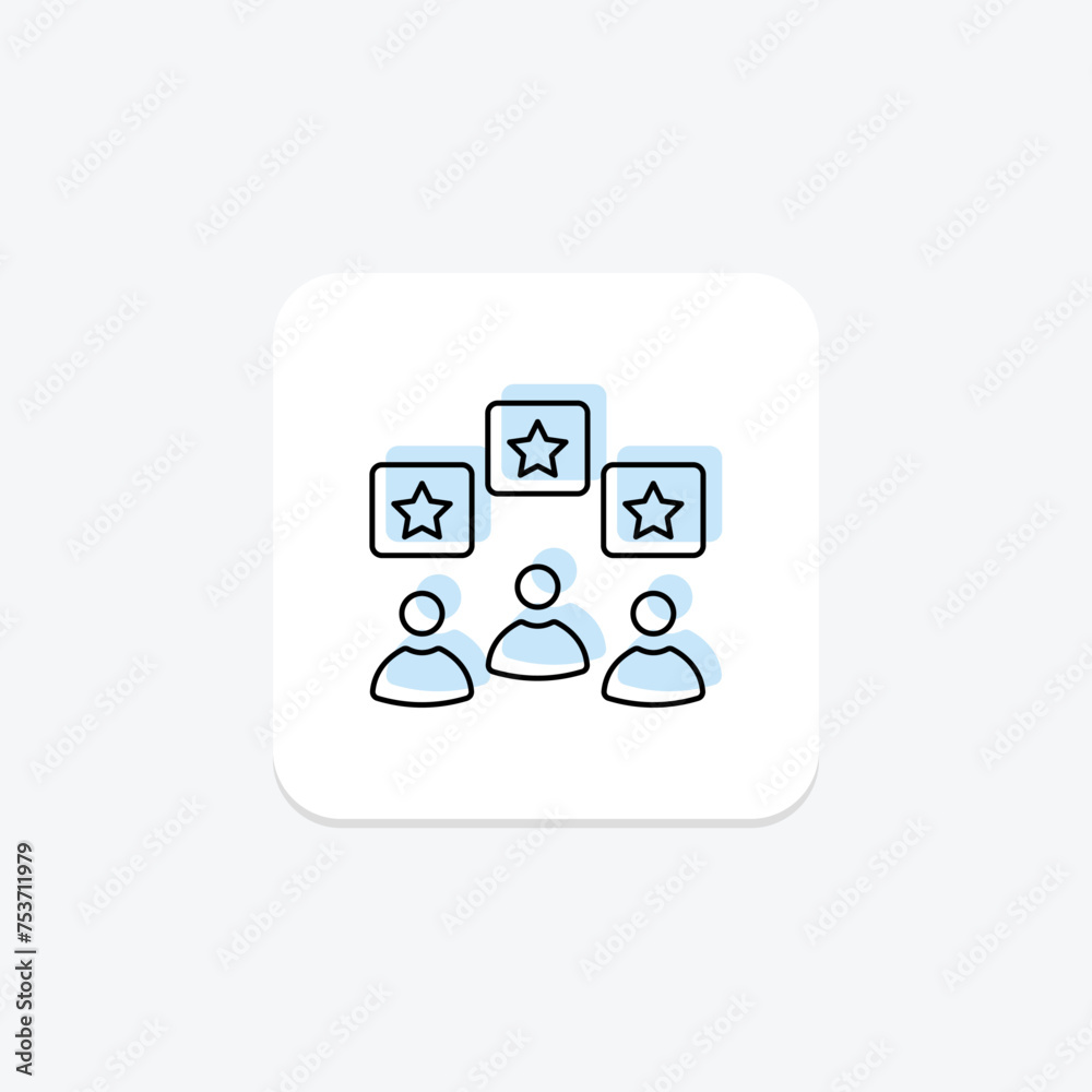 Personalized Experience icon, experience, user, design, interface color shadow thinline icon, editable vector icon, pixel perfect, illustrator ai file Personalized Experience icon, experience, user, design, interface color shadow thinline icon, editable vector icon, pixel perfect, illustrator ai file