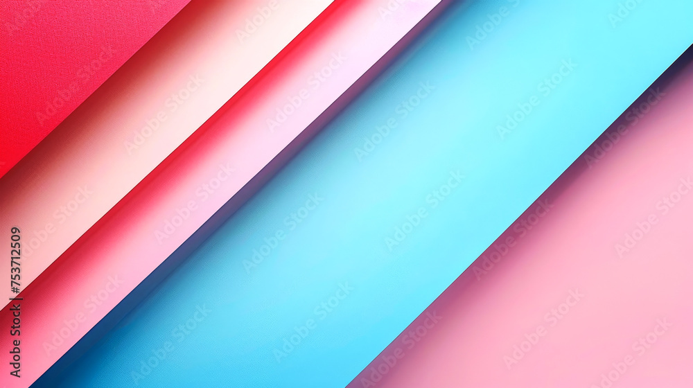 Obraz premium Soft Gradient Color Stripes. Softly blended stripes of gradient colors for a calming abstract background.