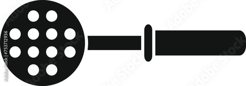 Ice fishing tool icon simple vector. Outdoor activity camping. Festival family