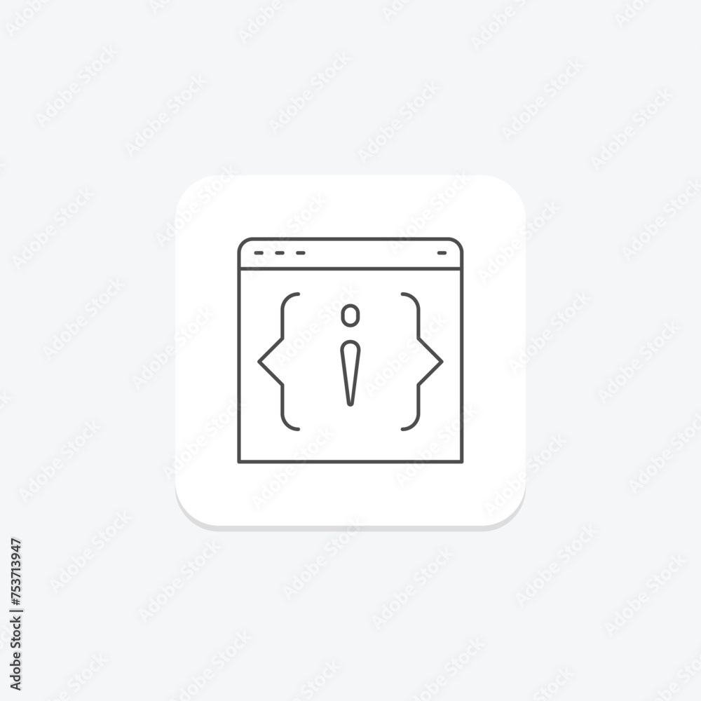 RESTful API icon, rest, api, representational, state thinline icon, editable vector icon, pixel perfect, illustrator ai file RESTful API icon, rest, api, representational, state thinline icon, editable vector icon, pixel perfect, illustrator ai file