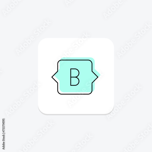 Bootstrap icon, css, framework, frontend, web color shadow thinline icon, editable vector icon, pixel perfect, illustrator ai file