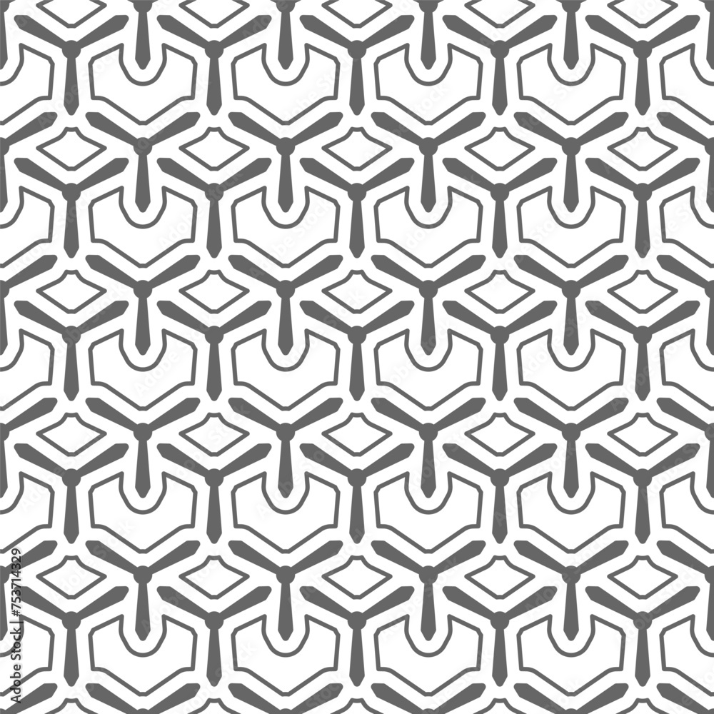 Abstract seamless pattern. Geometric composition. Template for interior, clothing, packaging, simple backgrounds, textures, decorations and creative ideas