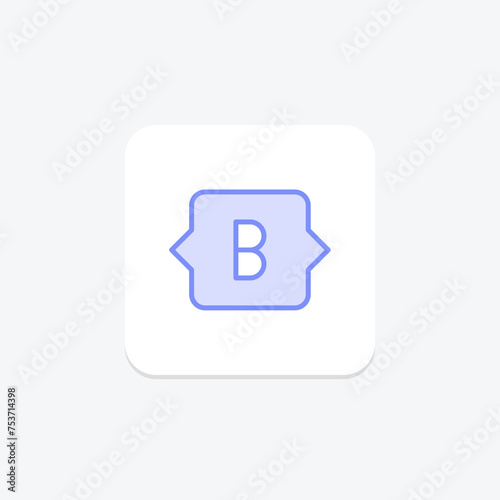 Bootstrap icon, css, framework, frontend, web duotone line icon, editable vector icon, pixel perfect, illustrator ai file