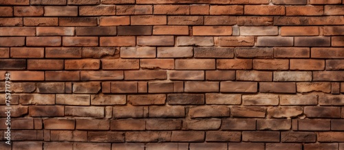 Texture of a brown brick wall