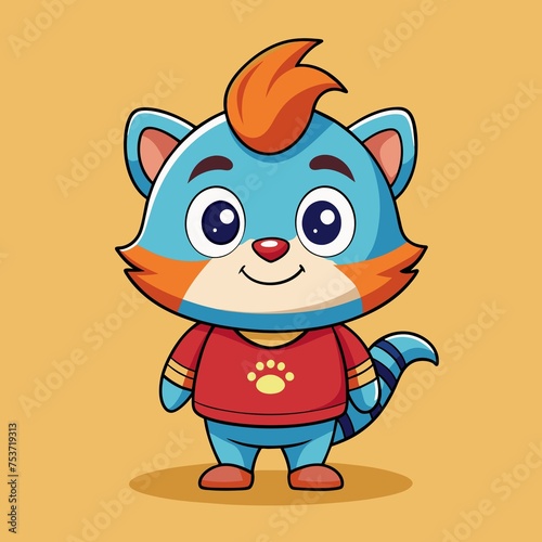 Cute Cartoon Mascot Illustration Style