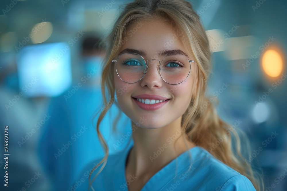 Fototapeta premium Patient experiencing a comfortable dental impression procedure for personalized treatments