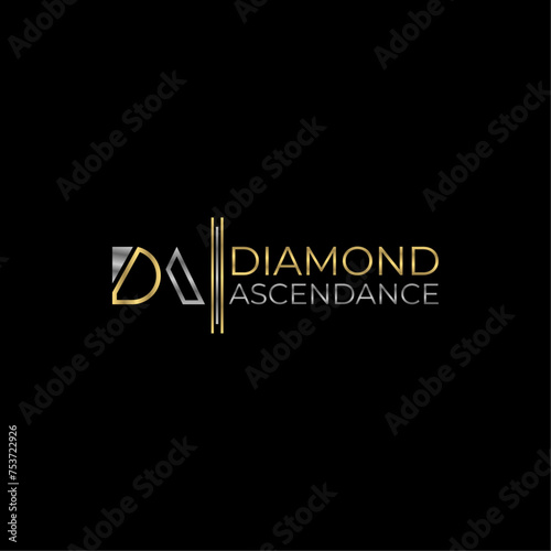 Diamond Ascendance luxury logo design