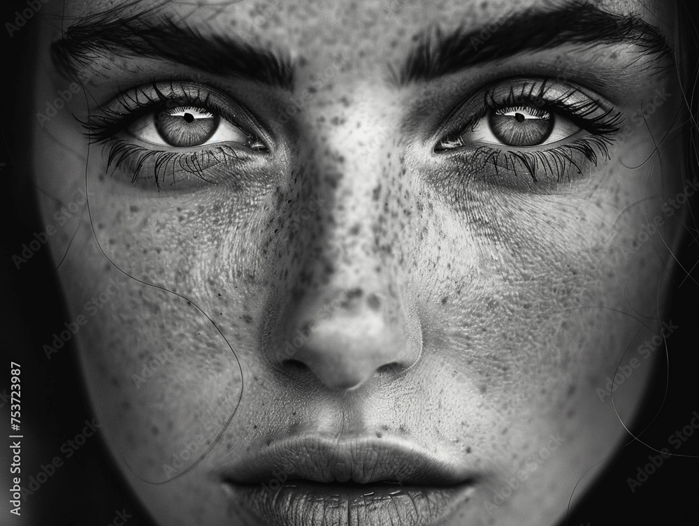 close up portrait of a person close up portrait of a person
