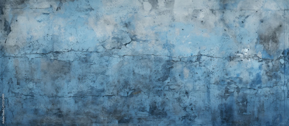 Grunge Concrete Texture in Blue