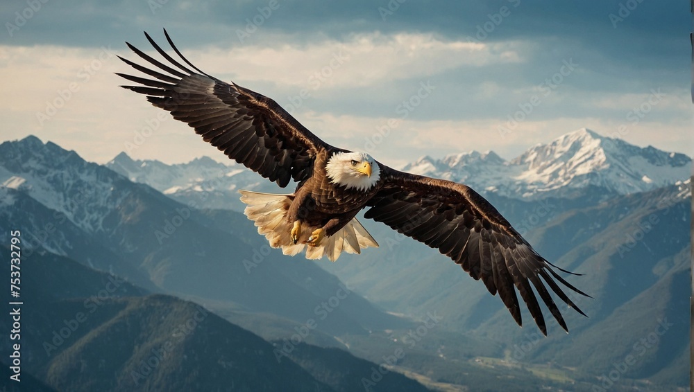 Fototapeta premium eagle in flight