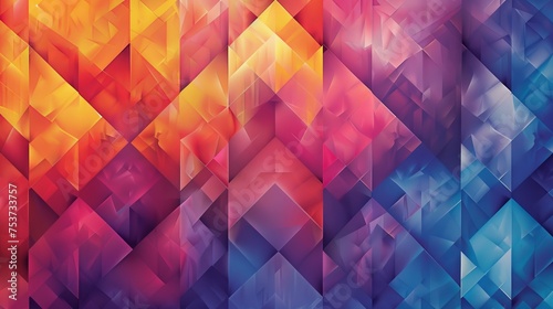 A seamless geometric background featuring a vibrant gradient
