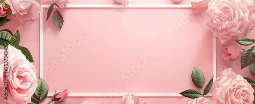 Beautiful composition spring flowers. Bouquet of pink tulips flowers on pastel pink background. Valentine's Day, Easter, Birthday, Happy Women's Day, Mother's Day. Flat lay, top view, copy space © Jan