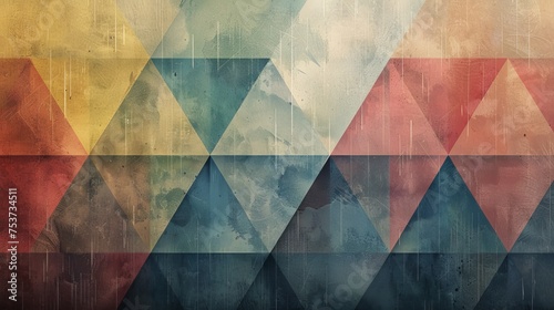 A serene geometric background