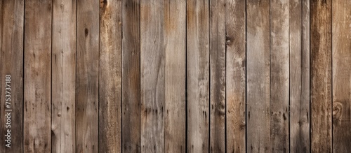 Antique wooden fence made from weathered barn board © LukaszDesign