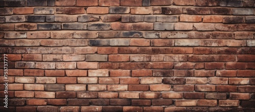 Close Up of Vintage Brick Wall Texture