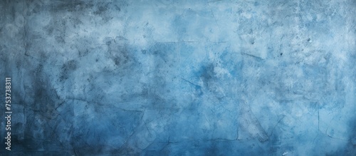 Textured Blue Concrete Wall Background