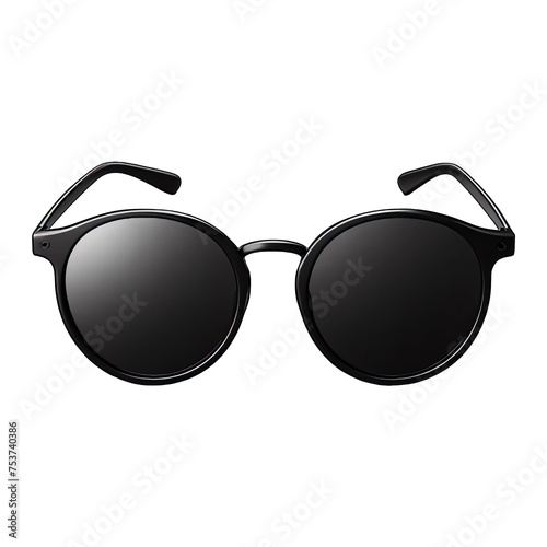 blackrimmed sun glasses isolated isolated soft smooth lighting only png premium high quality photo