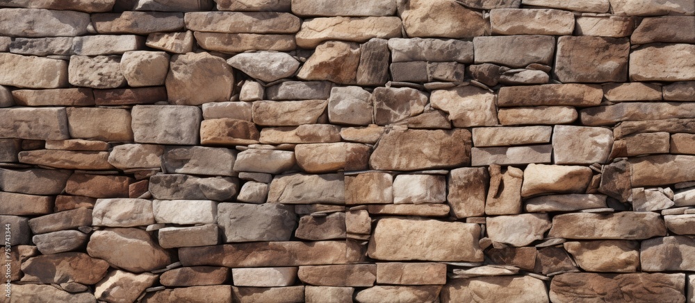 Textured Stone Wall Pattern