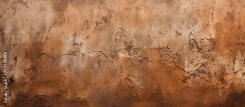 Texture of brown cement wall
