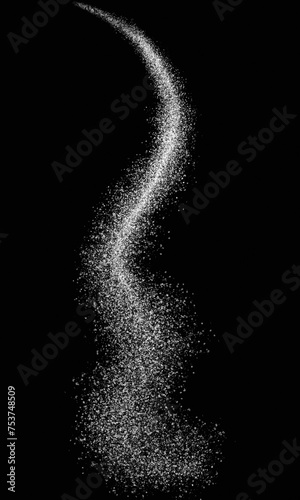 silver glitter shiny wave curve light effect Background
