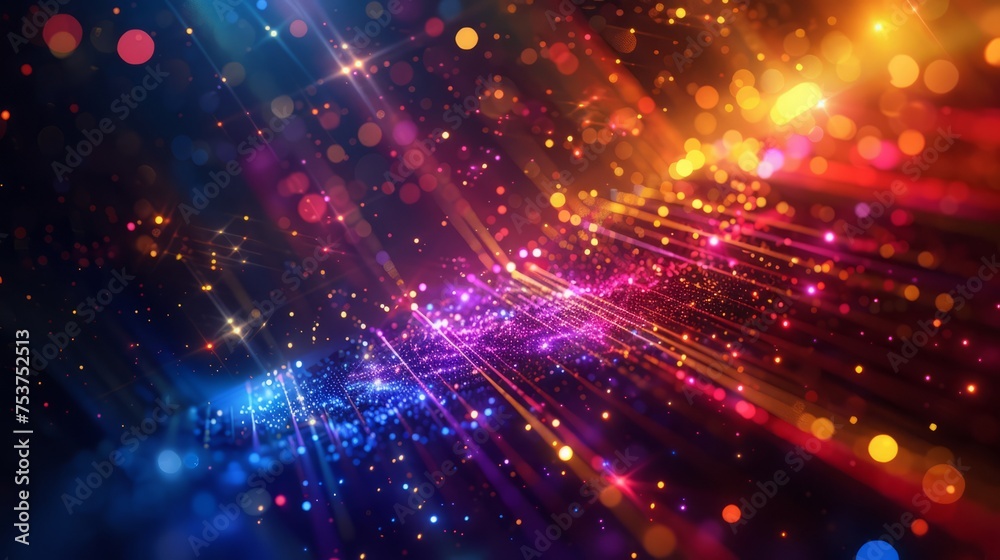 Multicolored background representing futuristic big data. Into the future concept. Multicolored background representing futuristic big data. Into the future concept.