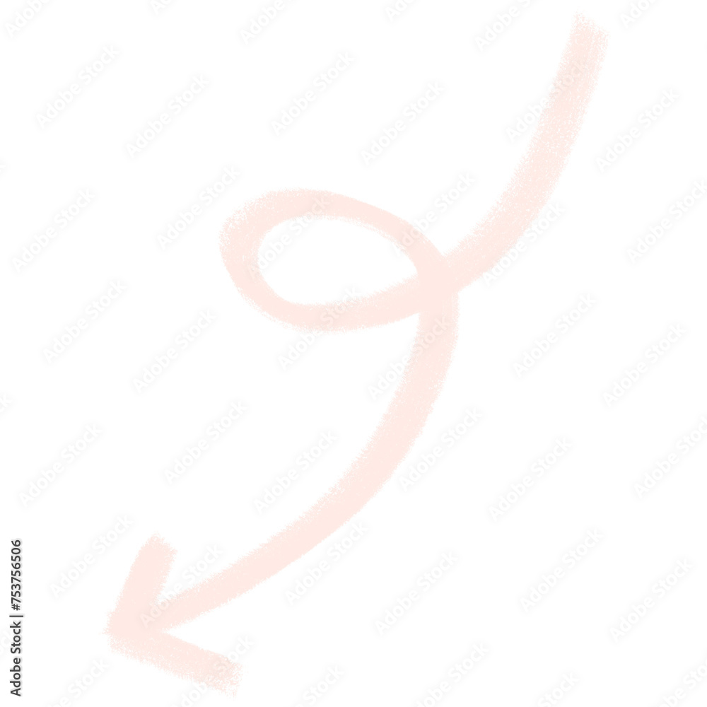 Obraz premium The arrow contract is used asan illustration.