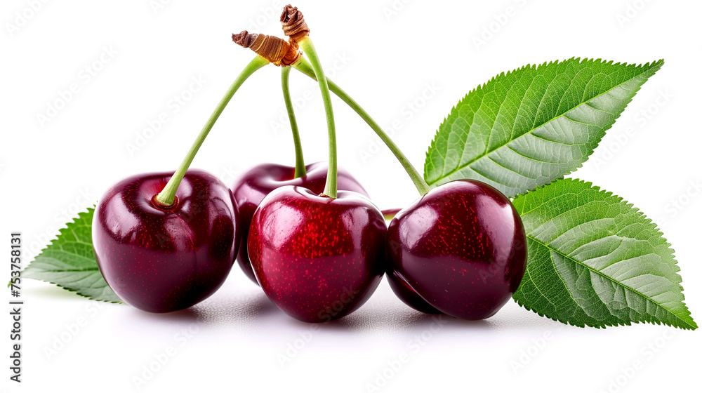 Cherries with Leaves Cherries with Leaves