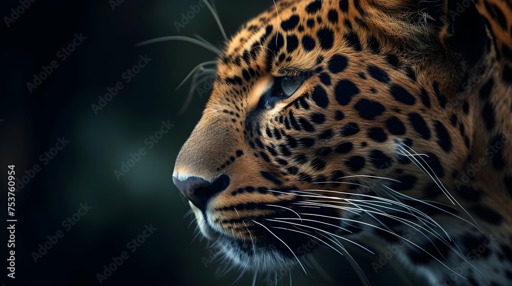 Obraz premium a cinematic and Dramatic portrait image for cheetah
