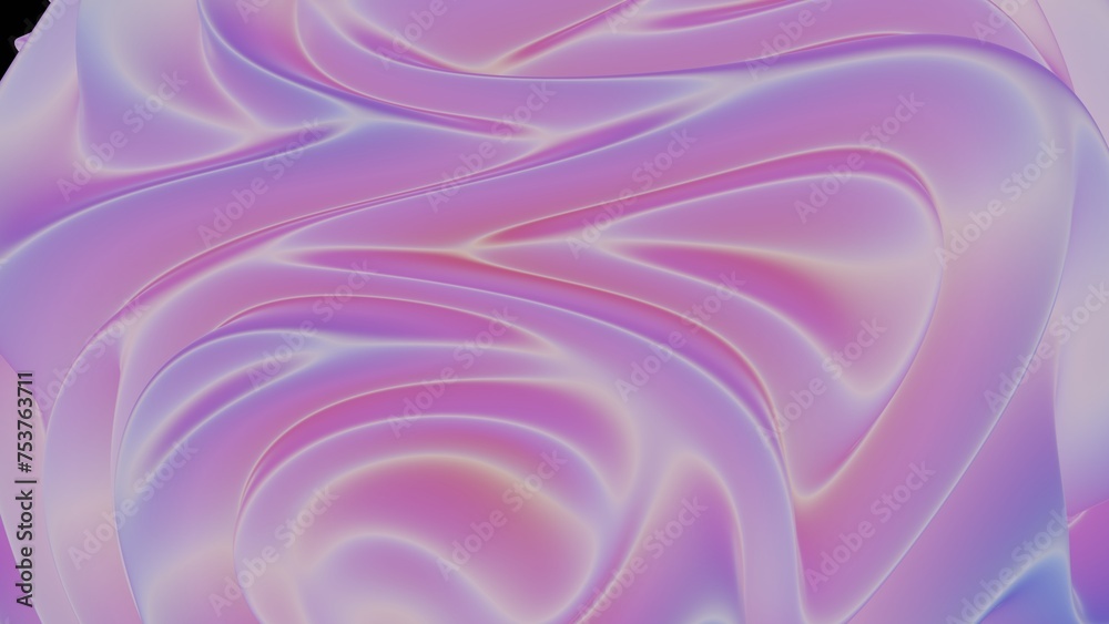 Obraz premium A 3D holographic background designed for creative projects, featuring a looped video with a futuristic and visually engaging aesthetic, ideal for captivating designs.
