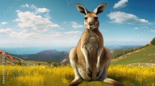 Kangaroo talk show host about life in Australia