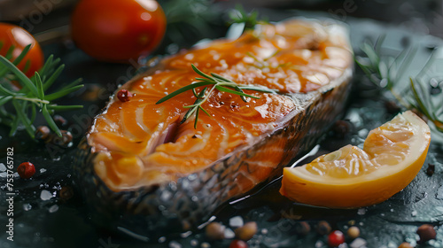 salmon steak