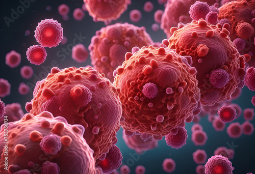 3d rendered illustration of a virus