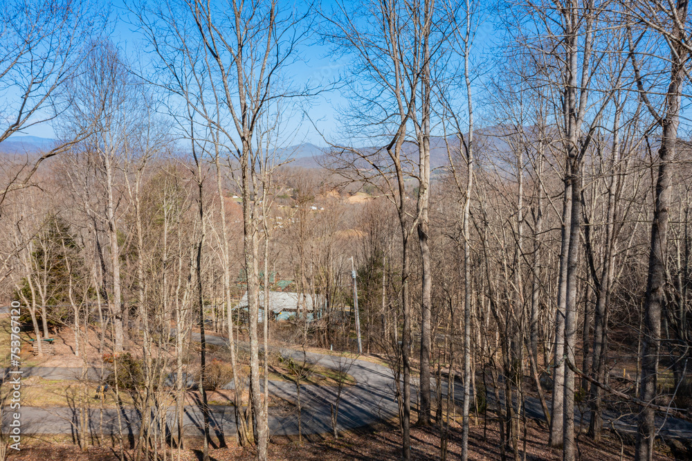 drone mountain neighborhood views drone mountain neighborhood views