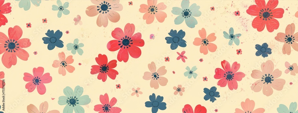 Flower pattern design