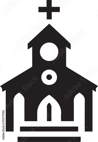 Church with a bell tower and steps, leading up to a cathedral double door entrance