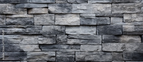 Modern granite stone block wall texture for exterior wall background